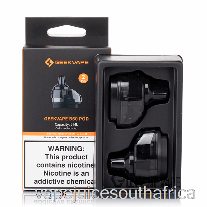 Vape Pods Geek Vape B60 Aegis Boost 2 Replacement Pods 5Ml B60 Aegis Boost 2 Pods